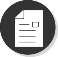 diseño de icono de vector de documento