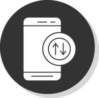 Mobile Data  Vector Icon Design