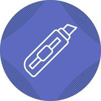 Utility knife Vector Icon
