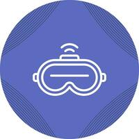 Augmented Reality Headset Vector Icon