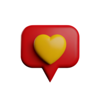 Heart Textbox  Speech AI Generative png