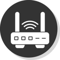 Router  Vector Icon Design