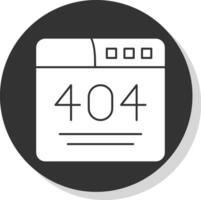 404 Error  Vector Icon Design