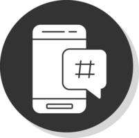 hastag vector icono diseño