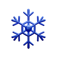 Natale fiocco di neve ghiaccio ai generativo png