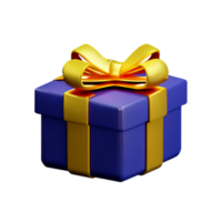 caja de regalo conjunto regalo ai generativo png