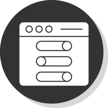 Setting  Vector Icon Design