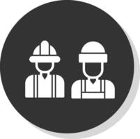 Workers  Vector Icon Design