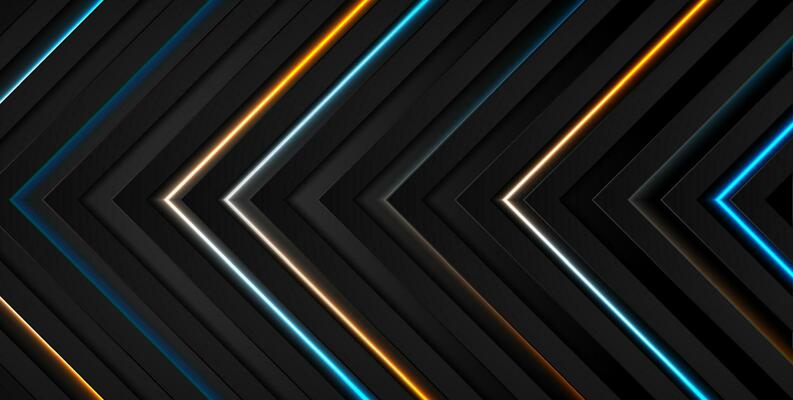 Technology abstract background design with arrows