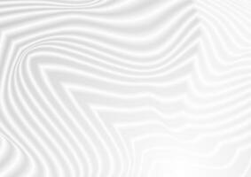 Refracted curved waves abstract white background vector