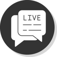 Live Chat  Vector Icon Design