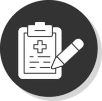 Medical Record  Vector Icon Design