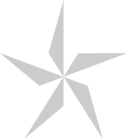 estrella logo icono símbolo firmar blanco diseño ilustración png
