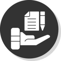 Contract Vector Icon Design