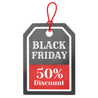 Black Friday Discount Tag 50 png