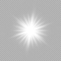 Light effect of lens flares vector