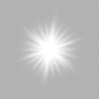 Light effect of lens flares vector