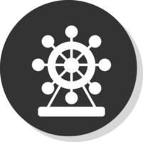 Ferris Wheel  Vector Icon Design