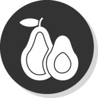 Avocado Vector Icon Design