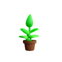Plantshoot Pot Leaf AI Generative png