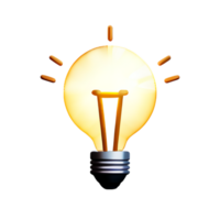 lampadina idea lampada ai generativo png