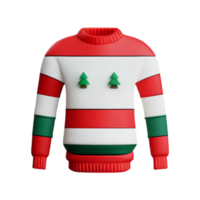 Natale maglione camicia ai generativo png