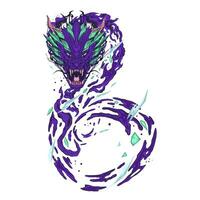 Dragon illuatration art vector design