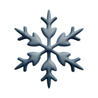 Noël flocon de neige la glace ai génératif png