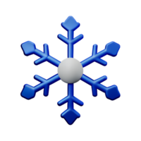 Natale fiocco di neve ghiaccio ai generativo png