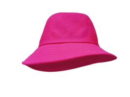 Pink bucket hat isolated PNG transparent