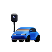 Vehicle Car Electric AI Generative png