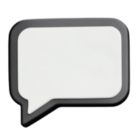 Speech Bubble Message  AI Generative png