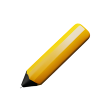 crayon dessin Jaune ai génératif png