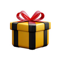 caja de regalo conjunto regalo ai generativo png