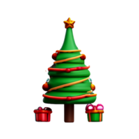 Christmas Tree  Newyear AI Generative png