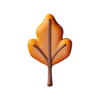 hoja otoño hojas ai generativo png