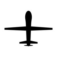 military drone icon vector aircraft for intelligence and attack for graphic design, logo, website, social media, mobile app, UI illustration