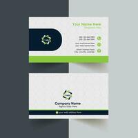 Modern creative business card design template vector