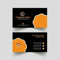 modern business card design creative visiting card vector