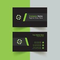 Modern creative business card design template vector