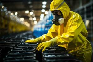 Hygiene and safety tips for handling hazardous materials photo