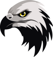 Weiß Adler Kopf Symbol png