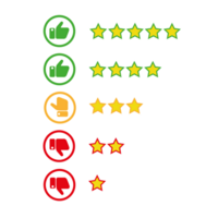 Consumer rating flat icon png