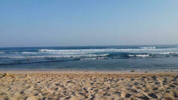 Blue Ocean And Sand View photo
