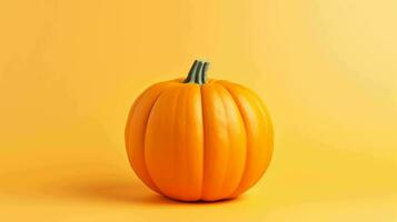 A Halloween Pumpkin in Pastel Tones Ideal for Adding a Subtle Festive Touch to Your Design Projects photo