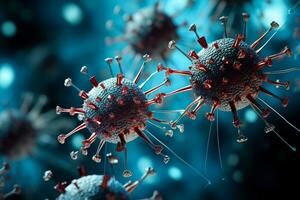 HIV virus close up photo