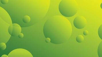 Green and yellow abstract circle gradient modern graphic background vector