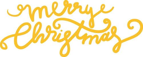 Merry Christmas Holiday Lettering vector