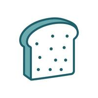 bread icon vector design template in white background