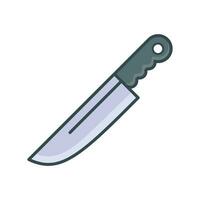 cuchillo icono vector diseño modelo sencillo y limpiar